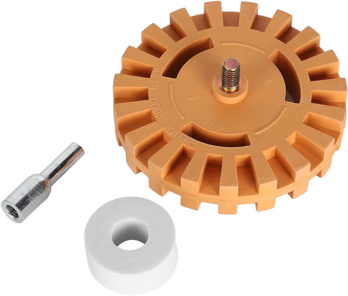 Efficiënte Stickerverwijderaar met Adapter voor het Makkelijk Verwijderen van Vinyl Stickers, Lijm en Autostickers