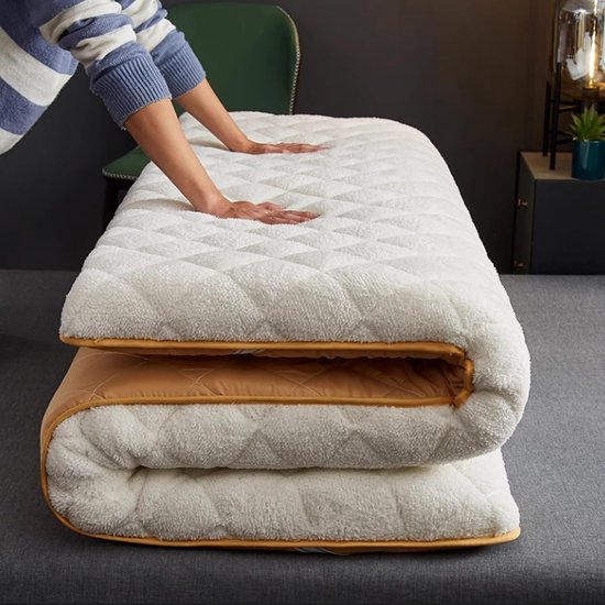 Japanse Vloermatras - Draagbare Futon Matras - Ruimte Besparen - Ergonomisch Ontwerp - Gemiddelde Dikte - Niet gespecificeerd — afbeelding 2