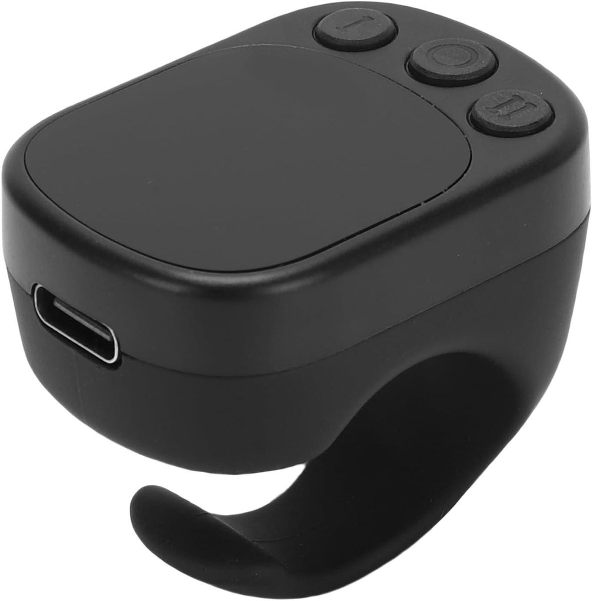 Ring Afstandsbediening - Vinger Controller - Telefoon Bedienen - Touchpad Controle - 10 meter bereik - Zwart
