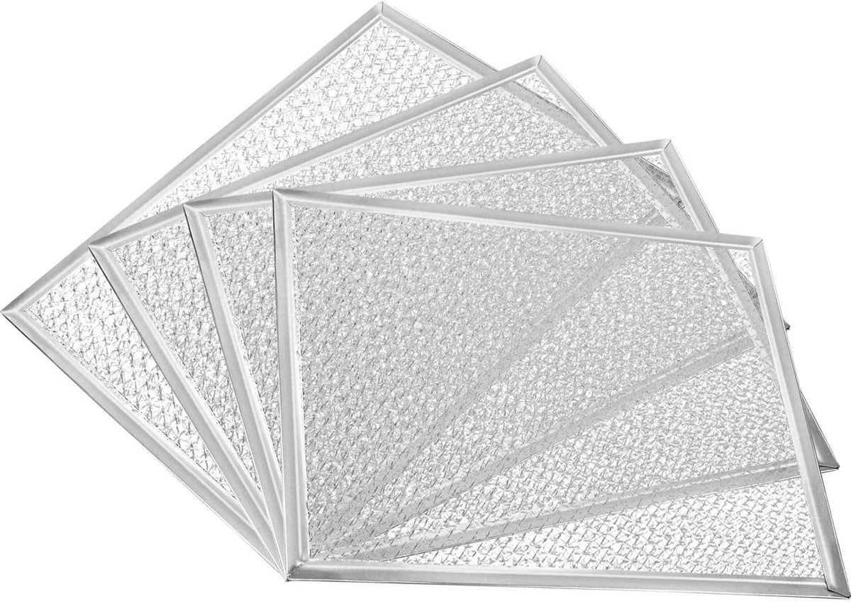 Universeel Aluminium Vetfilter voor Afzuigkap - Geschikt voor BP29 en andere modellen, 26.9 x 22.9 cm