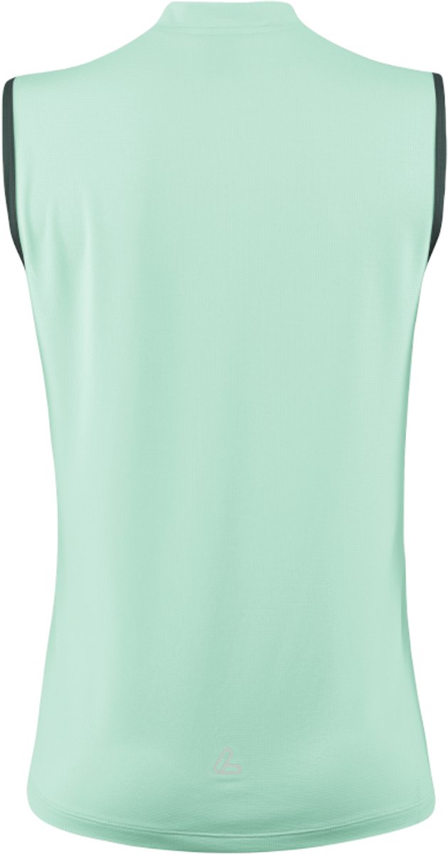 Loeffler fietsshirt mouwloos shirt W Bike Sleeveless Shirt HZ Plain Clearwater - Groen