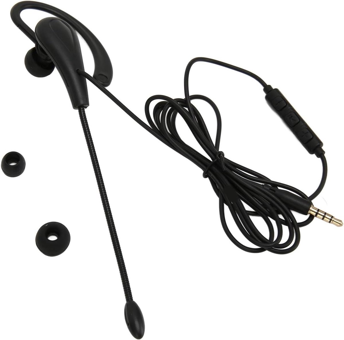 Mono Headset - Oor Telefoon - Heldere Gesprekken - Ruisonderdrukkend - Type-C - Zwart
