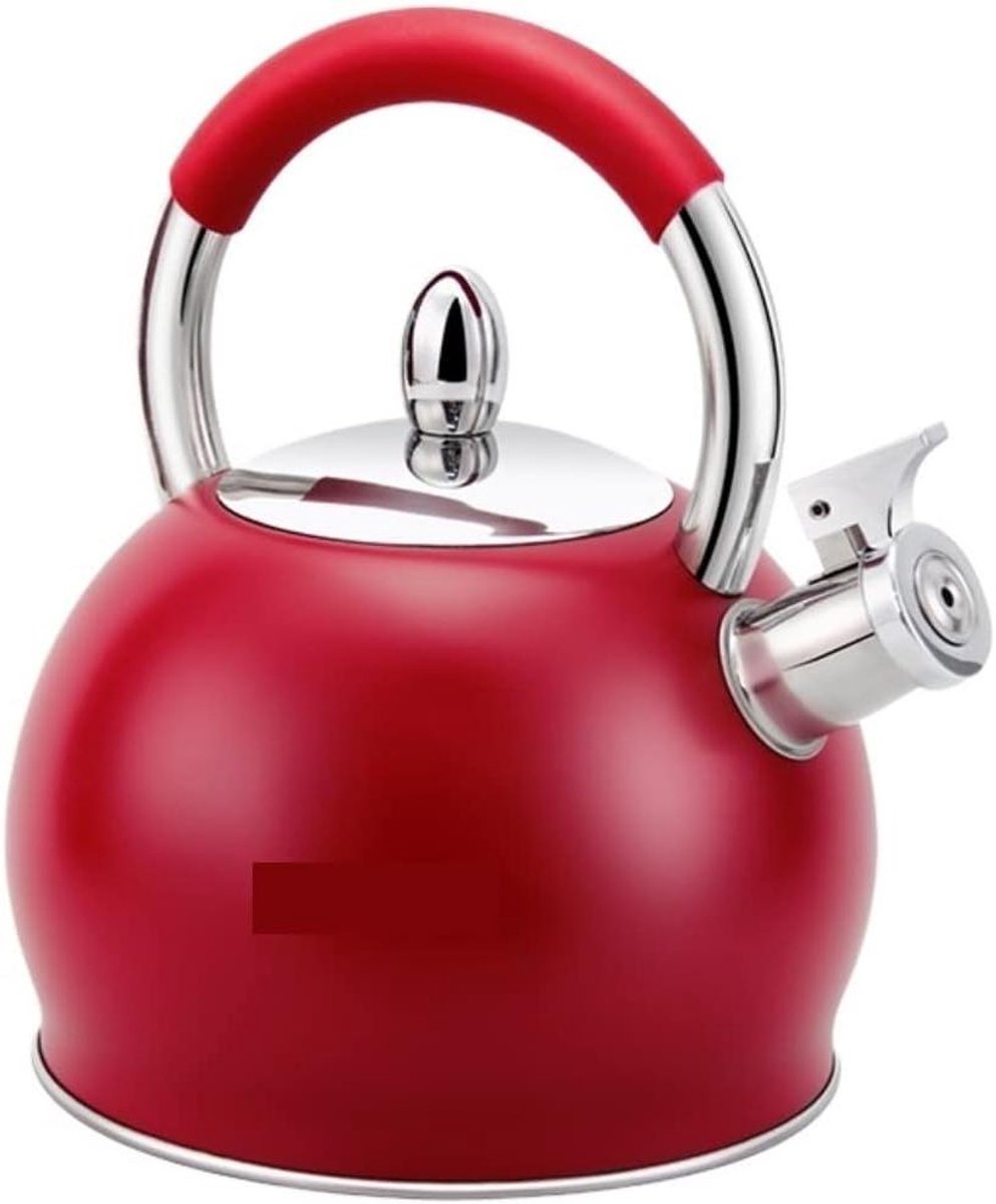 Theeketel - Waterkoker - Water Koken - Fluitend Geluid - 3 Liter - Zwart