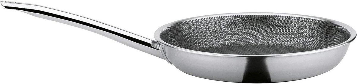 Braadpan - Koekenpan - Koken - Krasbestendig - 32 cm - Zilver