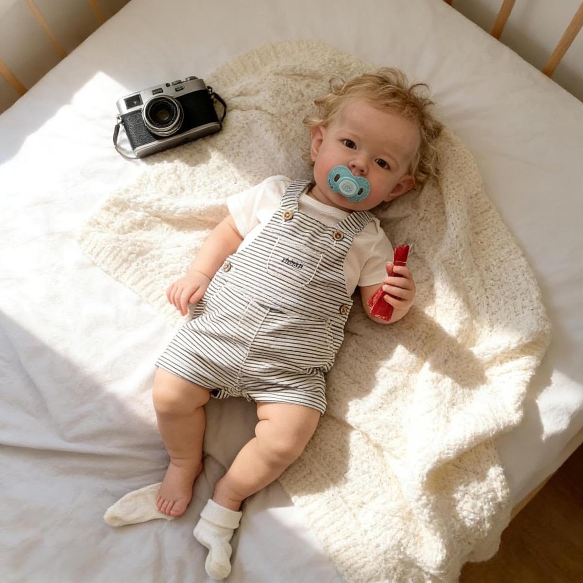 Peuter Pop Jongen - Levensechte Pop - Rollenspel Kind - Zachte Doek Lichaam - 50 cm - Niet gespecificeerd