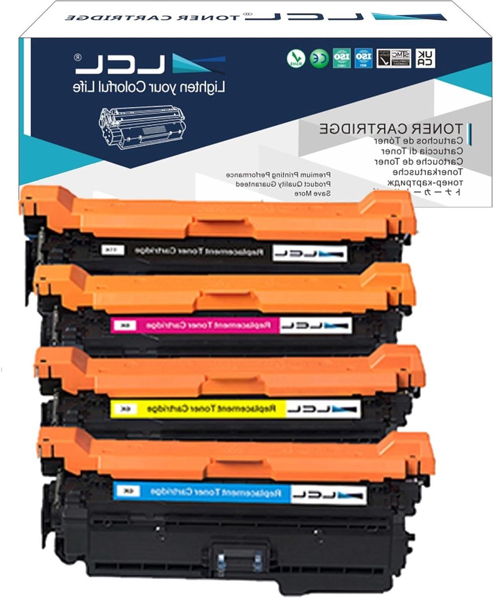 Tonercartridges - Toner set - Kleurenprinten - Hoge capaciteit - 4 stuks - Zwart cyaan magenta geel