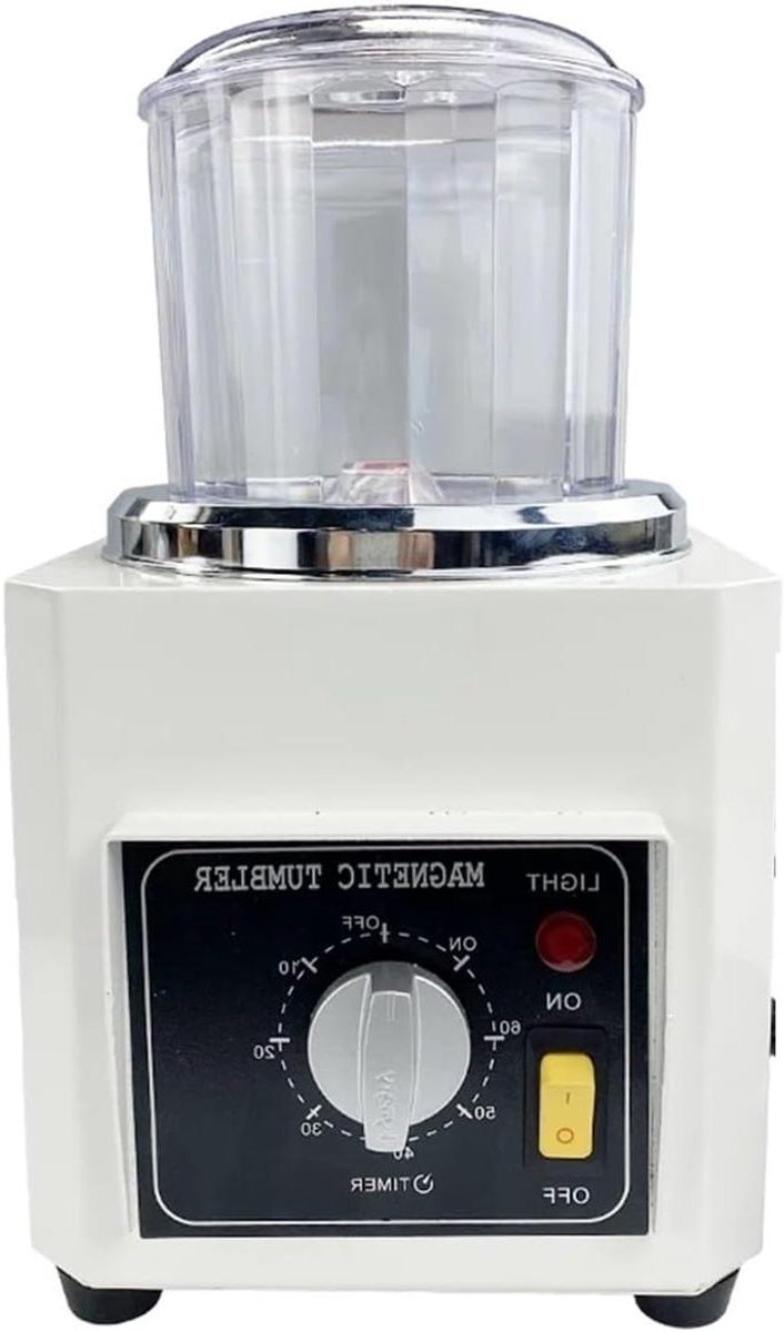 Mini Polijstmachine - Metaal Polijster - Onderdelen Reinigen - Magnetische Werking - 17 cm Breed - Eenkleurig