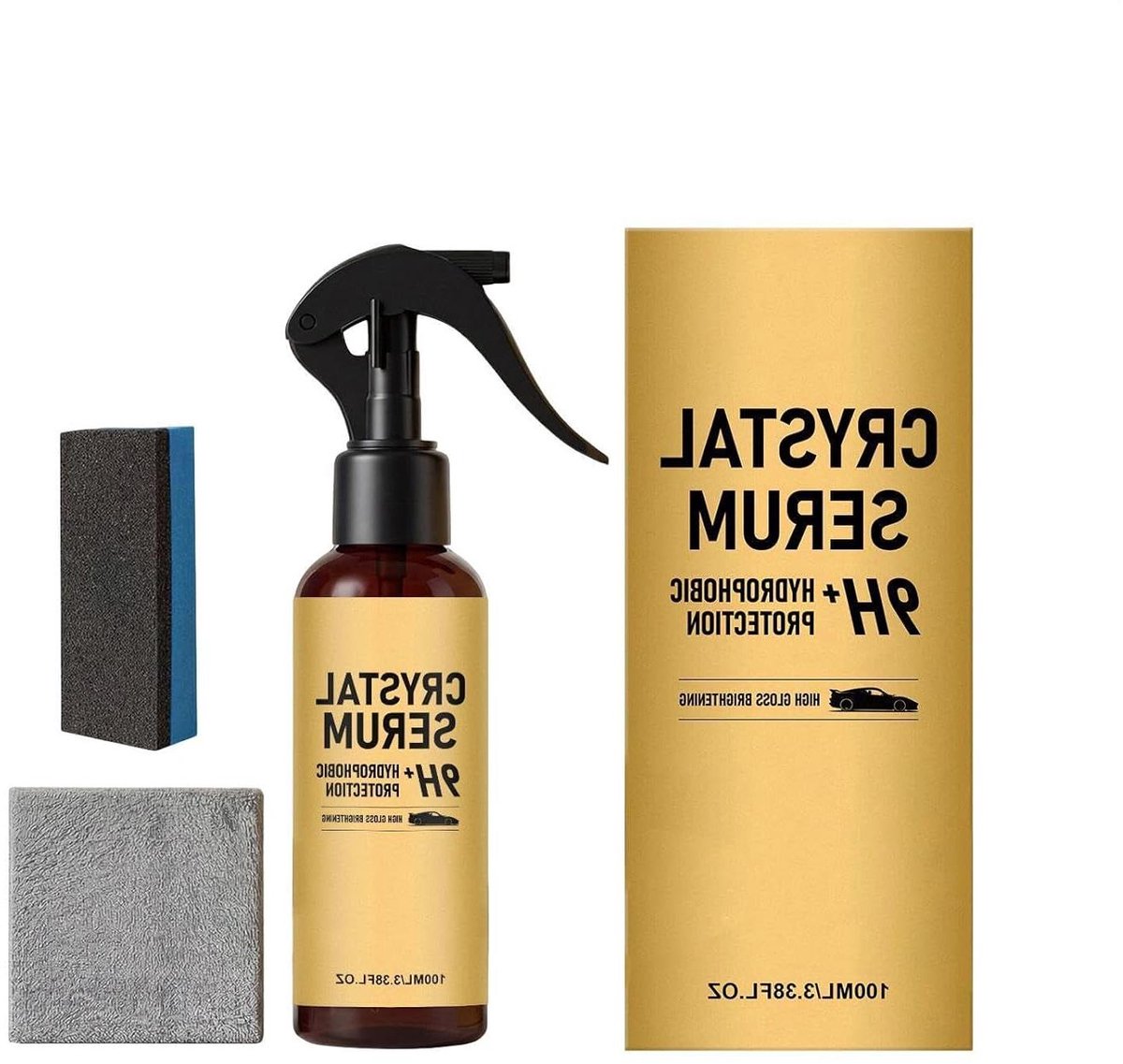 Autocoating Spray - Lakbescherming Voertuig - Auto Onderhoud - Hydrofobe Glans - 100 ml - Transparant
