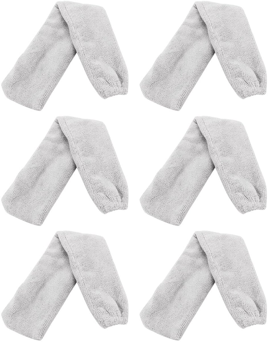 QCActive1k - Dailygoody - Stofreiniging Doek - Microfiber Stofdoek - Wasbaar en Herbruikbaar - Grijs - Vervangende Doekjes - Geschikt voor Huishouden - 6 Stuks