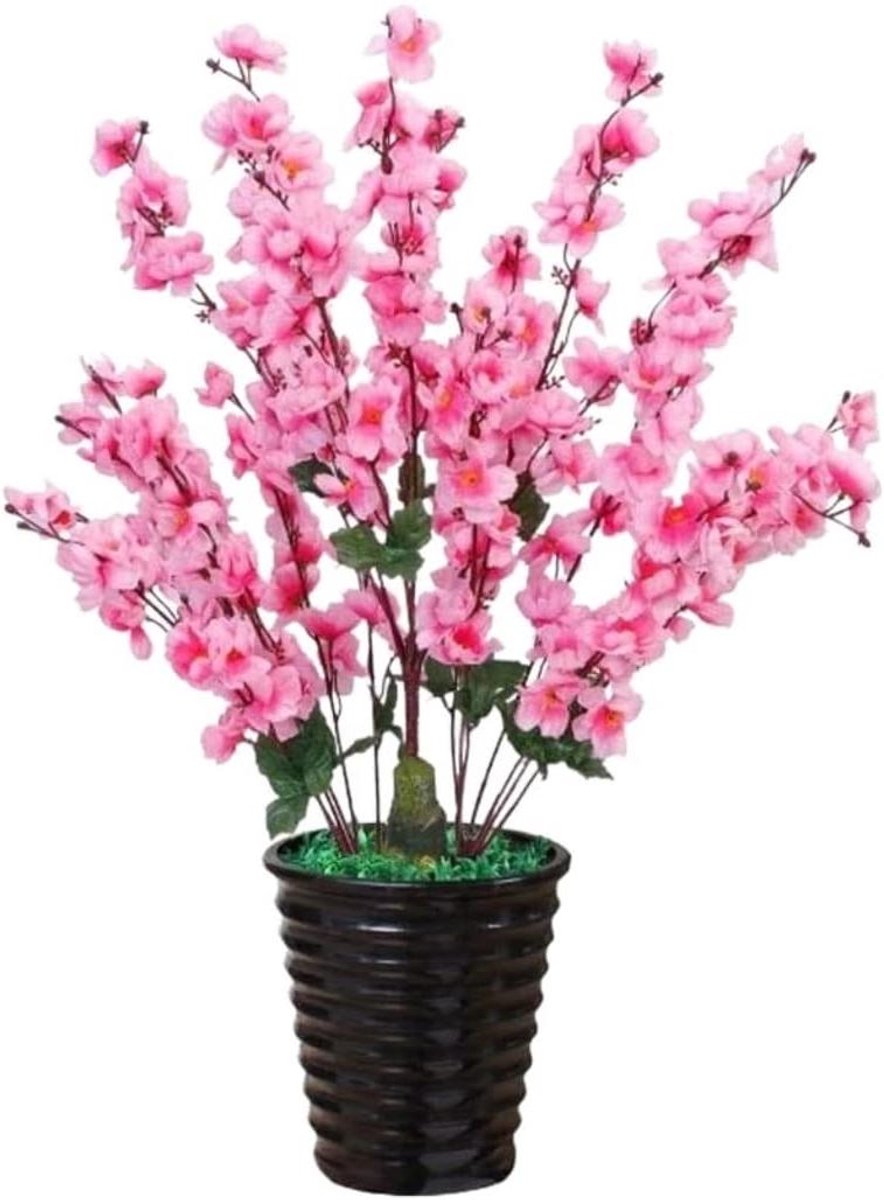 Kunstplant Perzikbloesem - Nepboom Kunstboom - Woonkamer Decoratie - Nooit Verwelkend - 70