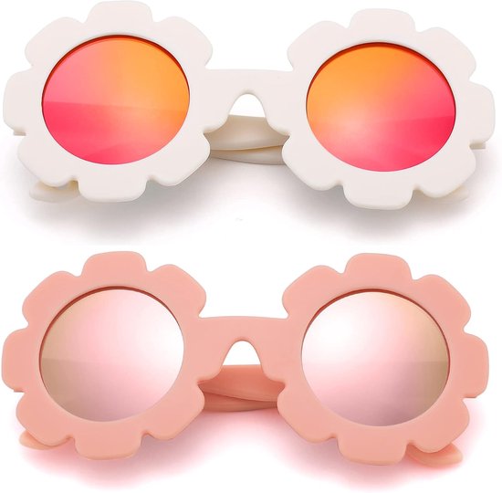Baby Zonnebril - Polarized Bril - Oogbescherming Buiten - Flexibel Buigzaam Frame - 0-24 Maanden - Roze — afbeelding 3