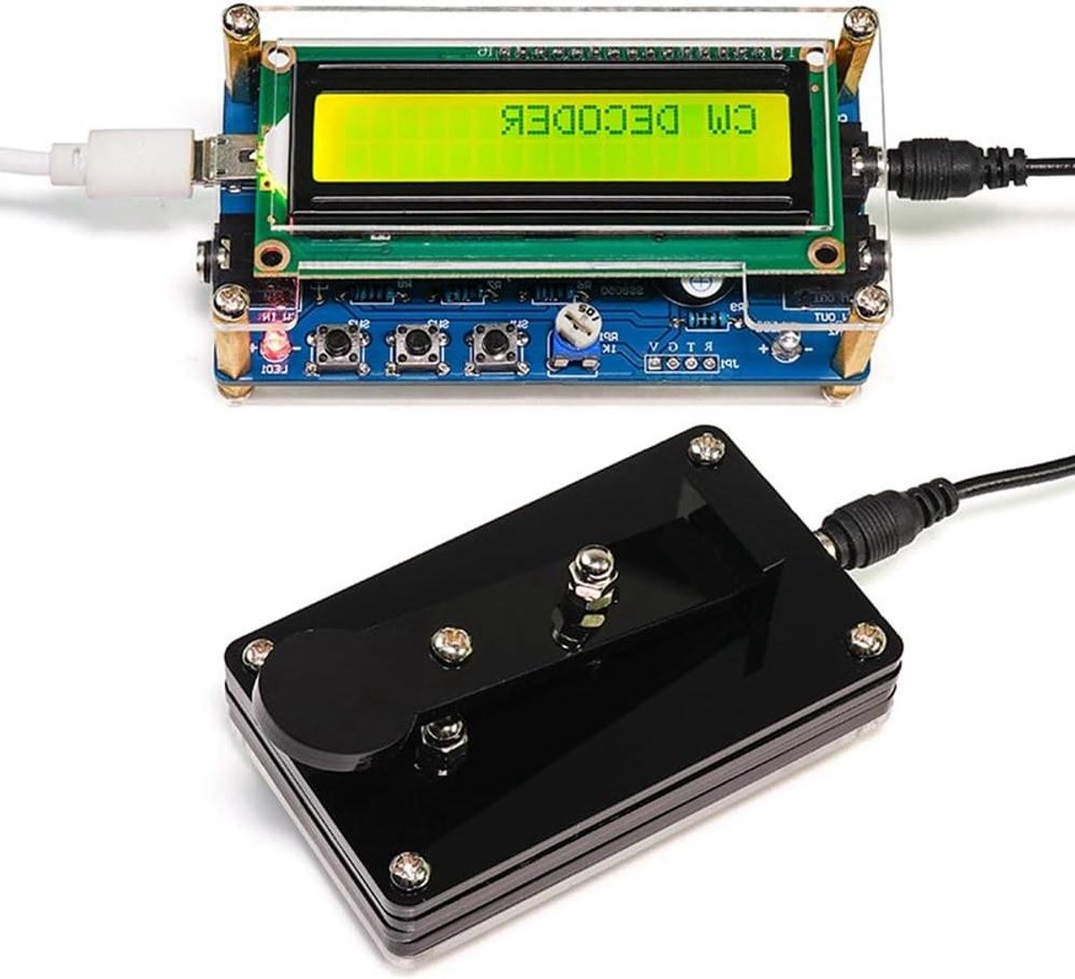 Morse Code Decoder Kit - CW Trainer - Hobby Elektronica - Met Digitale LCD