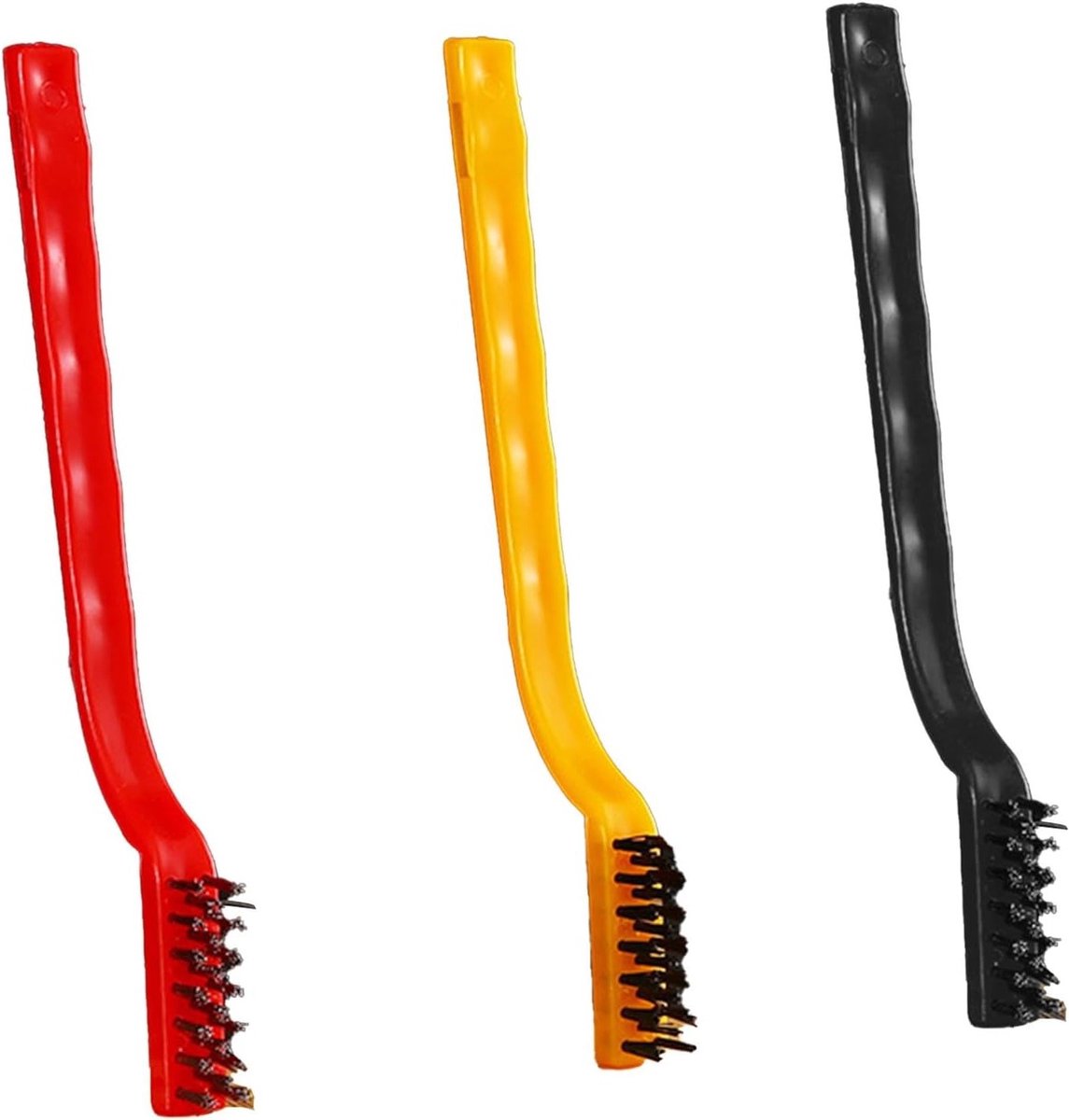 Set van 3 Keukenreiniger Borstels voor Gasfornuis - Effectieve Schoonmaakborstels voor Rookmachines en Roestverwijdering in de Huishouding
