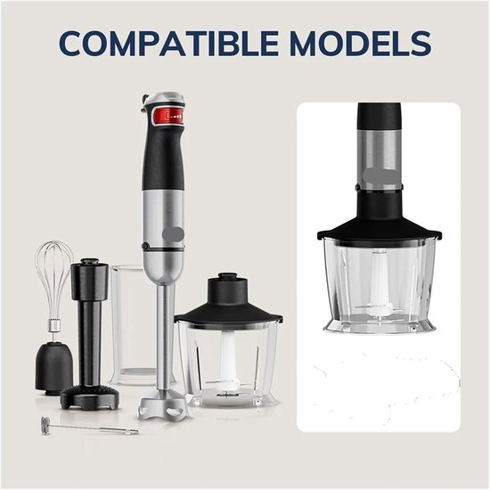 Keukenblender Accessoires - Blender Onderdelen - Voedsel Bereiden - BPA-Vrije Materialen - 800 ml - One Color — afbeelding 2