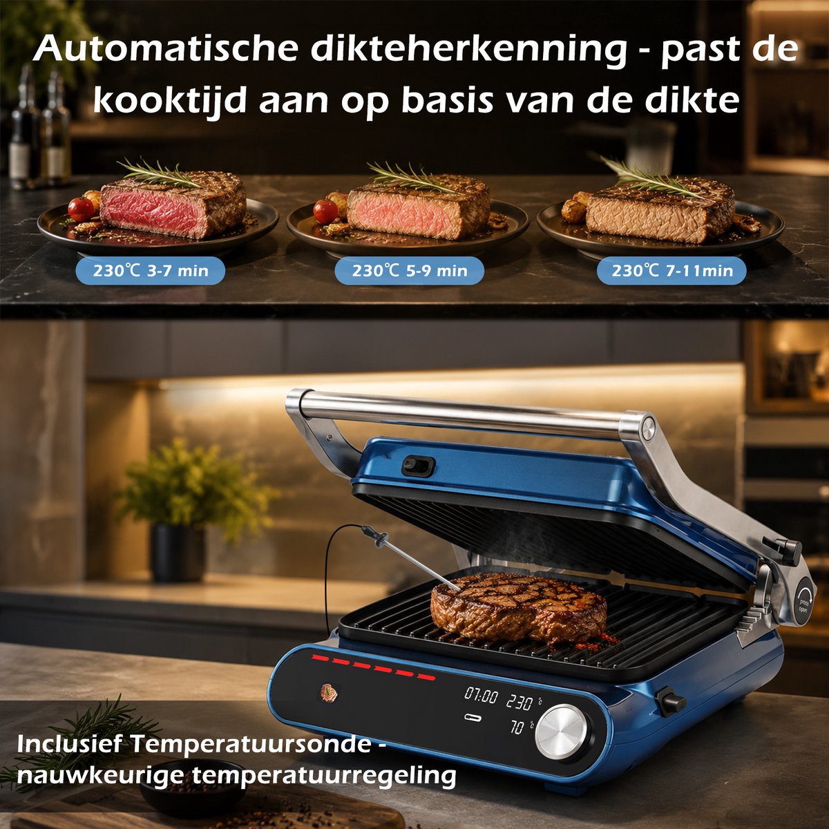 Taylor Swoden Contactgrill - Tosti apparaat thumbnail 6