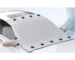 Auto Voorruit Covers - Vorstbescherming - Winter Klaar Maken - 9 Sterke Magneten - 145 x 113 cm - Zwart