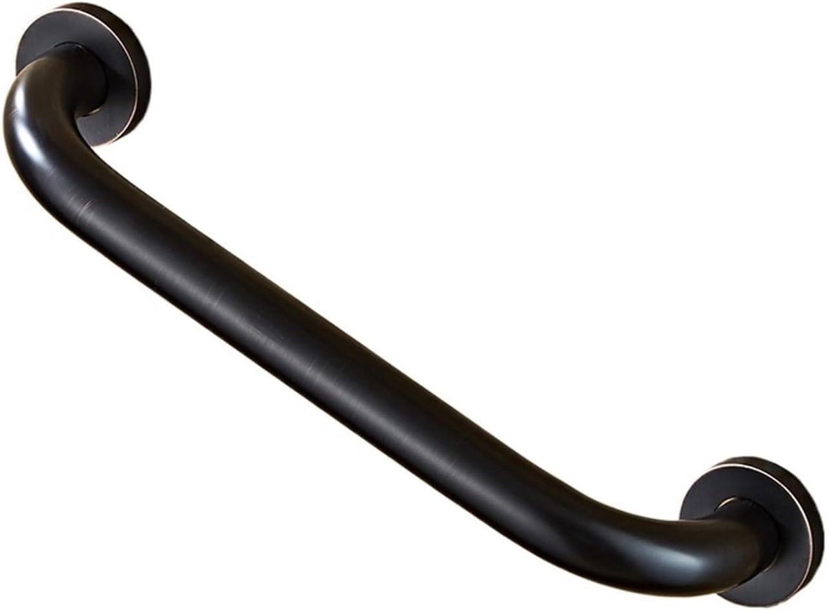 Badkamer handgreep - Veiligheid leuning - Veilig ondersteunen - Ergonomisch ontwerp - 30 cm - Zwart