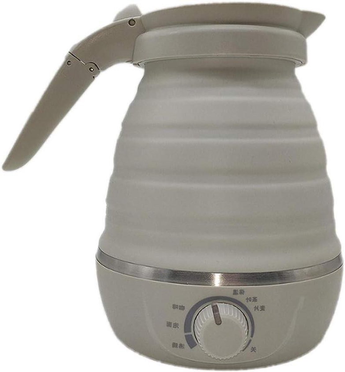Elektrische Waterkoker - Reis Waterkoker Opvouwbaar - Water Koken Onderweg - Draagbaar Ontwerp - 1 Liter - Rood