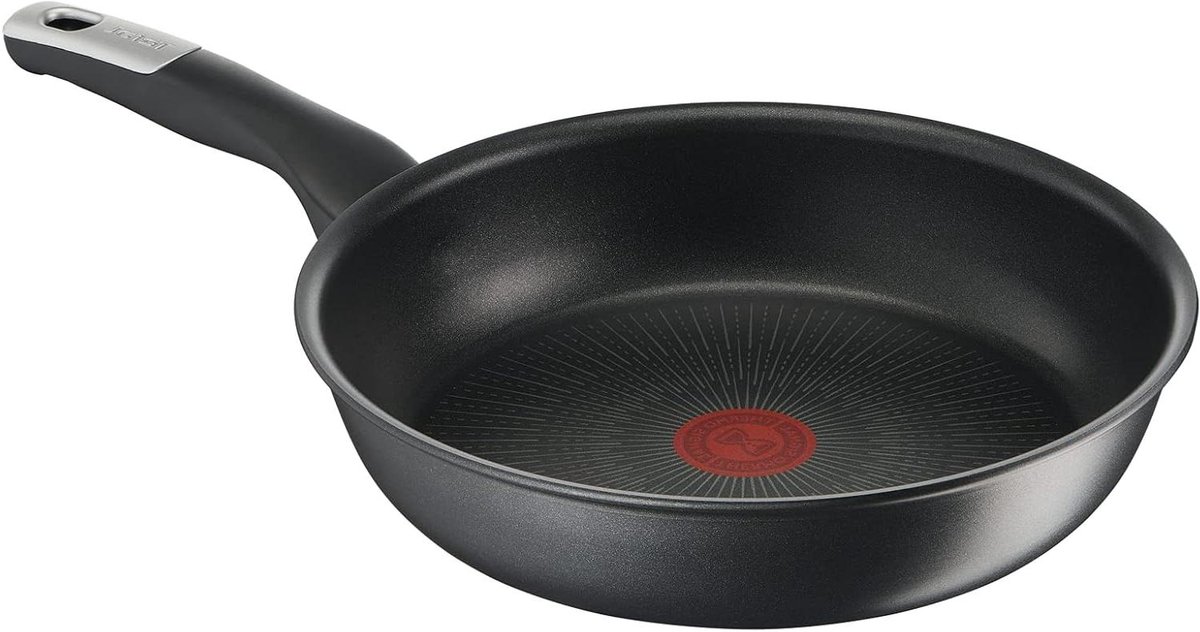 Koekenpan - Koekenpan Inductie - Koken - Krasbestendige Coating - 22 cm - Zwart