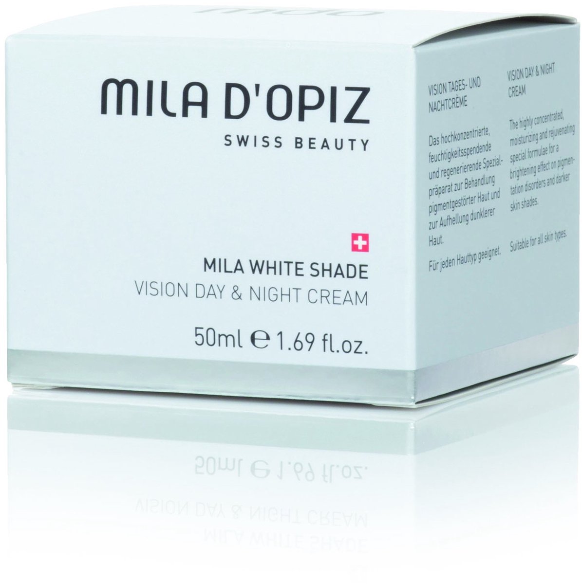 Mila d'Opiz White Shade Day+Night Cream - 50ml