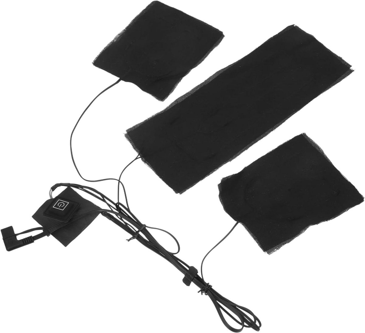 Verwarmd Vest Kussen - Elektrisch Verwarmingskussen - Blijf Warm Buiten - Intelligente Temperatuurregeling - 180 x 12 cm - Zwart