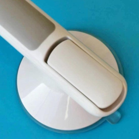Antislip douchehandgreep - 115 kg antislip badkamerrails grijpstang, geen ponsen dikker vergrote vacuüm zuignap toiletleuningen, veiligheidsondersteuning voor ouderen gehandicapte kinderen en — afbeelding 4