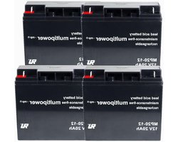 akku-net Lead Battery (Multipower) for USV APC Smart-UPS XL 2200 Tower/Rack Convertible 20Ah, 12V, Lead-Acid