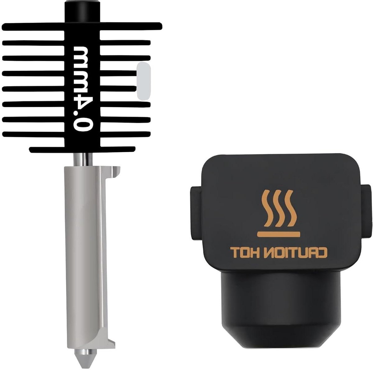 Hotend Kit - Printkop Onderdeel - 3D Printen - Gehard Staal - 04 mm - Zwart
