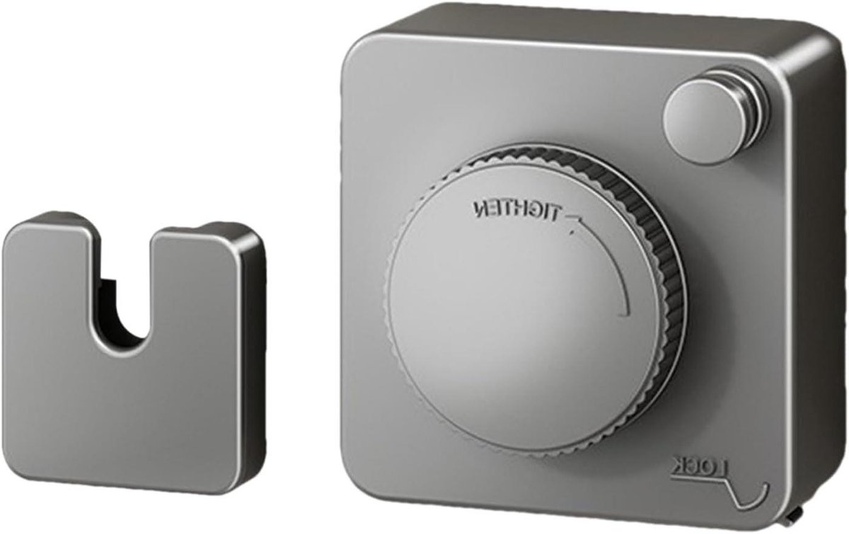Intrekbare waslijn - Wand waslijn - Ruimte besparen - Sterk draagvermogen - 1 meter - Grijs