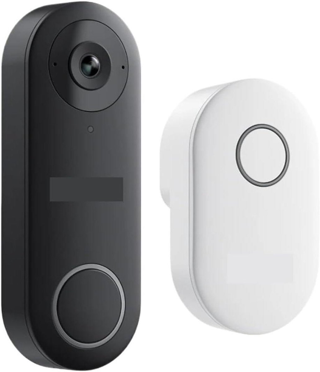 Videodeurbel WiFi - Slimme intercom - Veiligheid thuis - Persoonsdetectie - Tot 256GB - Zwart
