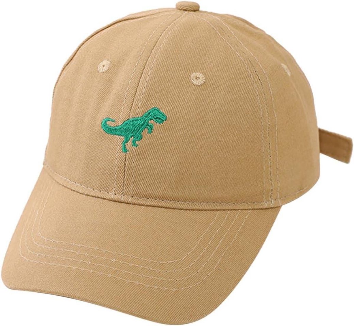 Kinderzonnehoed dinosaurus - Peuter pet - Zomerse bescherming - SPF 50+ UV - Verstelbaar - Groen