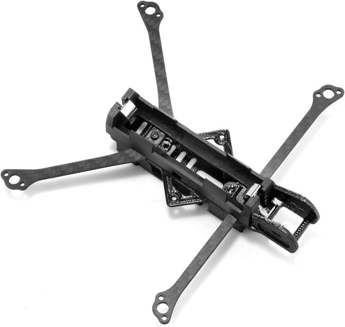 Drone Frame Kit - RC Onderdelen - FPV Racen - Lichtgewicht Ontwerp - 140mm Wielbasis - Zwart