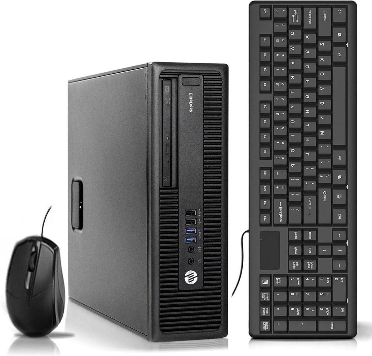 Desktopcomputer - PC Snel - Productief Werken - Snelle SSD - 256 GB - Zwart
