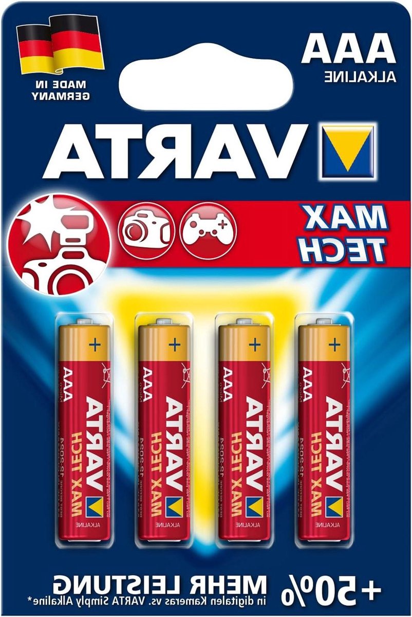 AAA Batterijen - Kleine Stroombron - Apparaten Voeden - 10 Jaar Houdbaar - 40 Stuks - Zilver