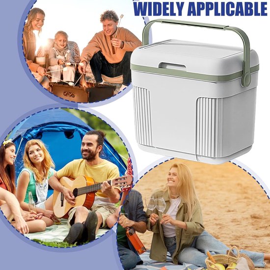 Geïsoleerde Koelbox - Draagbare Koeler - Buitenavonturen - Geavanceerde Isolatie - 10 Liter - Zwart — afbeelding 4