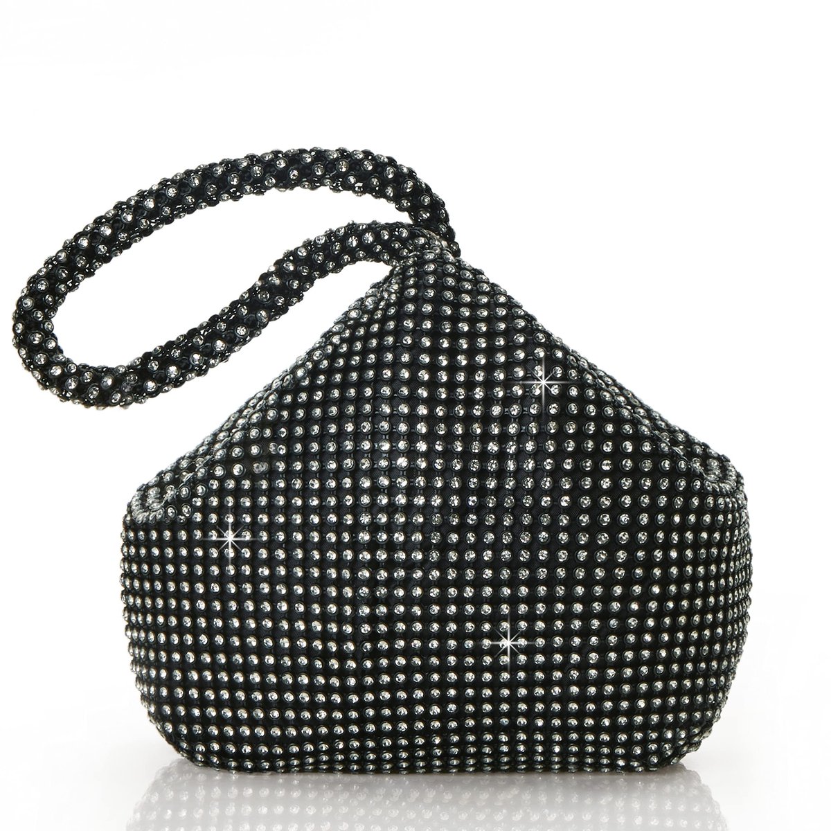 Dailygoody - Bruiloft handtas - Cocktail clutch - Prachtig design - Effen kleur - Jaren 1920s stijl - Geschikt voor dames - Perfect voor speciale gele..