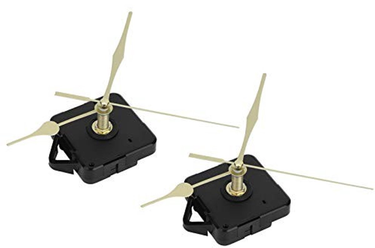 Dailygoody - Solidchoice - Dailygoody - Klok Mechanisme - DIY Reparatie Onderdelen - Duurzaam en Betrouwbaar - Gouden Klokbeweging - Vervanging voor Wandklok - Geschikt voor Klo..
