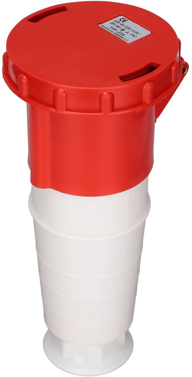 Dailygoody - OmGoods - Dailygoody - 5-pins Industrieel Stopcontact - Waterdicht IP67 - 63A Luchtvaartstekker - Vrouwelijke Stekker - Geschikt voor Werkplaatsen, Kamperen en