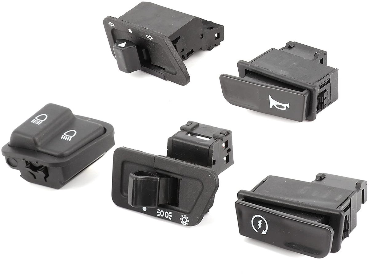 Dailygoody - Motorfiets startknop - Startschakelaar - Eenvoudige installatie - Waterdicht - Voor 12V motoren - Geschikt voor ATV's