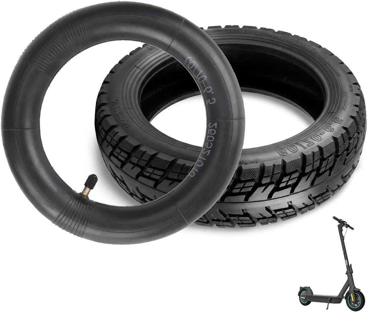 Dubbele Sterkte Tubeless Banden voor Xiaomi 5/5 Pro/5 Max en Ninebot Max G30/G30D/G30D2 Elektrische Scooter, Stevige en Explosiebestendige Straatbanden (1 Set)