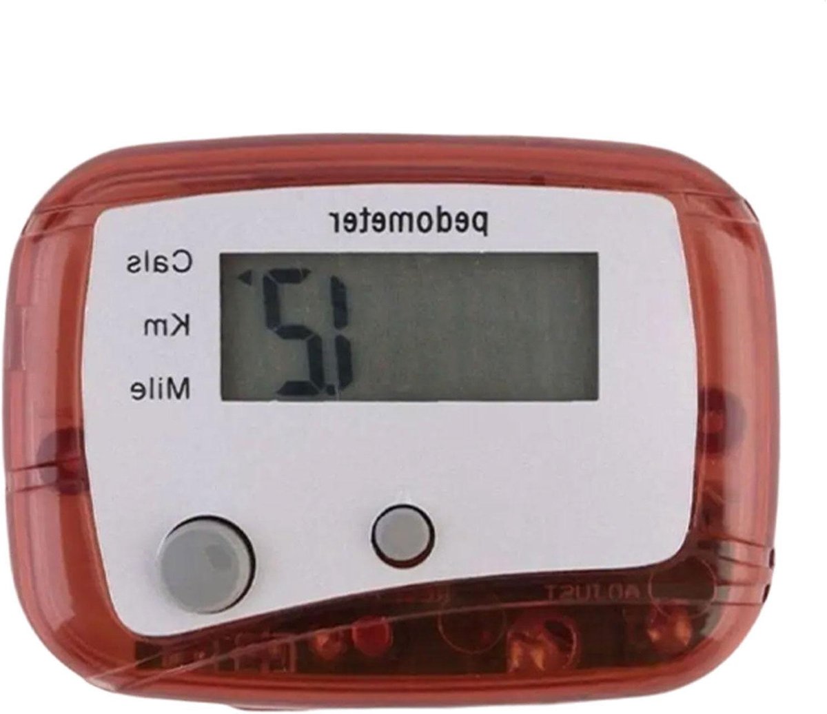 Stappenteller Pedometer - Wandelmeter Fitness Tracker - Dagelijkse Oefeningen Volgen - Eenvoudige Bediening Eén Knop - 47 x 35 cm