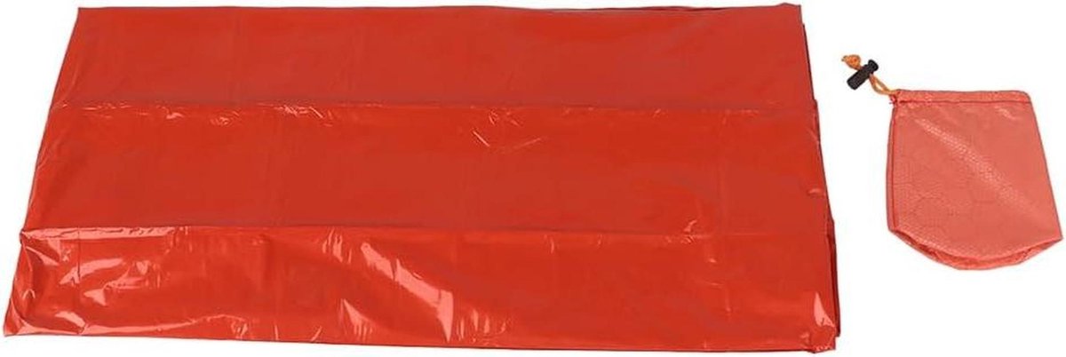 Noodoverlevingsslaapzak - Isolatiedeken Nooddeken - Buiten Kamperen - Verhoogt Zichtbaarheid - 91 x 213 cm - Oranje