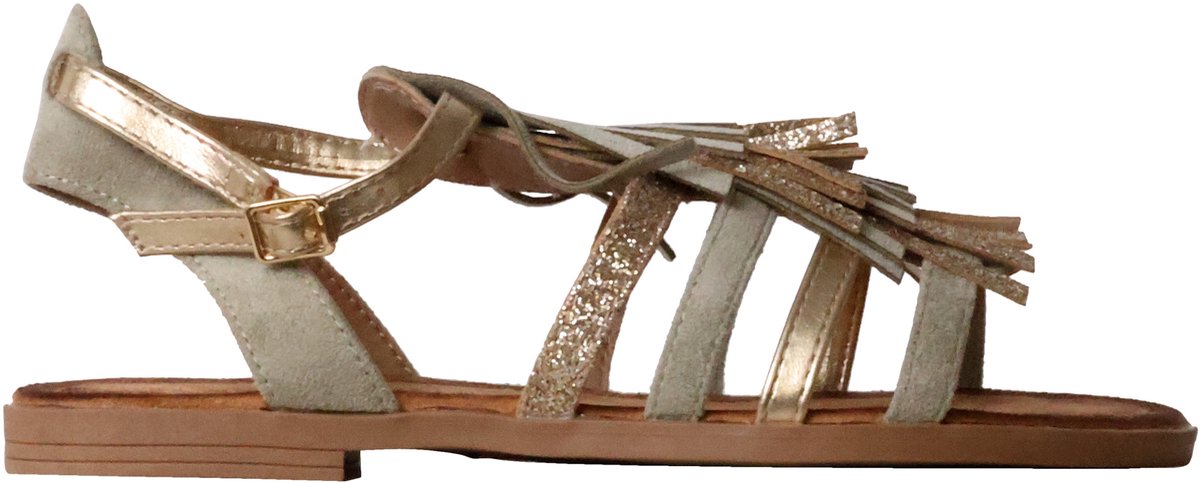 Platte sandalen met bandjes