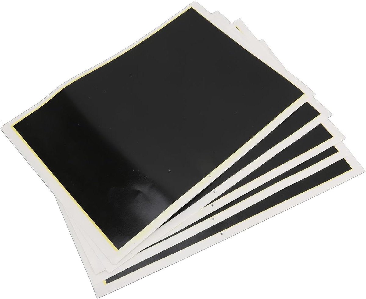 Lasergravuur Papier - Markeer Vellen - Ambachtelijk Ontwerp - Zwart Gekleurd - 39x27cm 5 Stuks - Zwart
