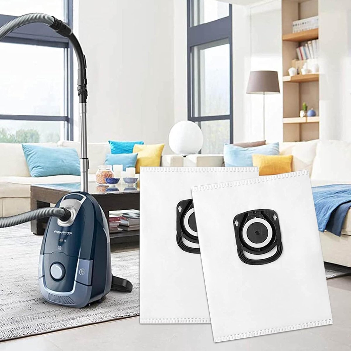 Stofzuigerzakken - Reservezakken - Stofvrij Houden - Automatisch Sluitingssysteem - 10 Stuks - Wit