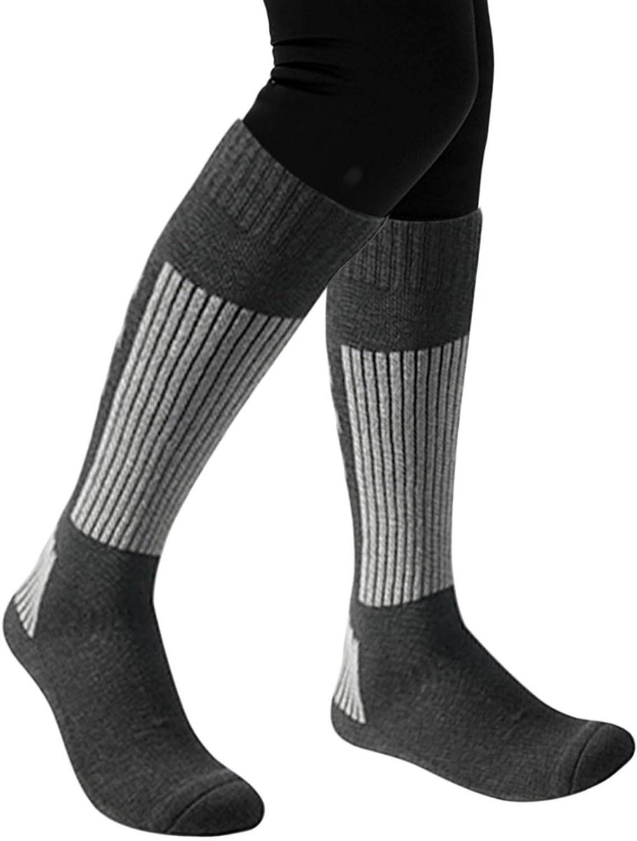 Wintersokken - Thermosokken - Warmte en Comfort - Extra Demping - 2 Paar - Zwart