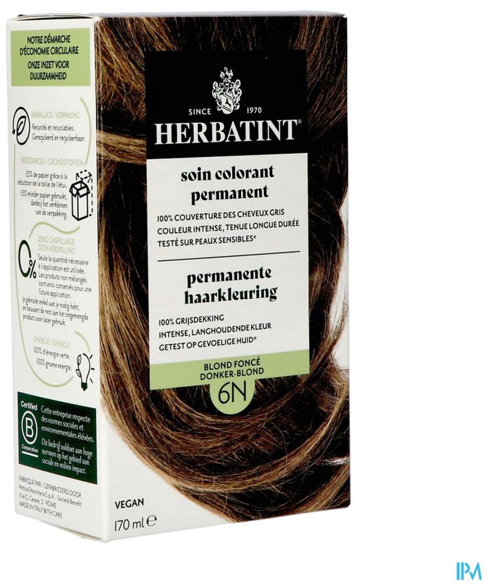 Herbatint 6N Donker blond 170 Milliliter