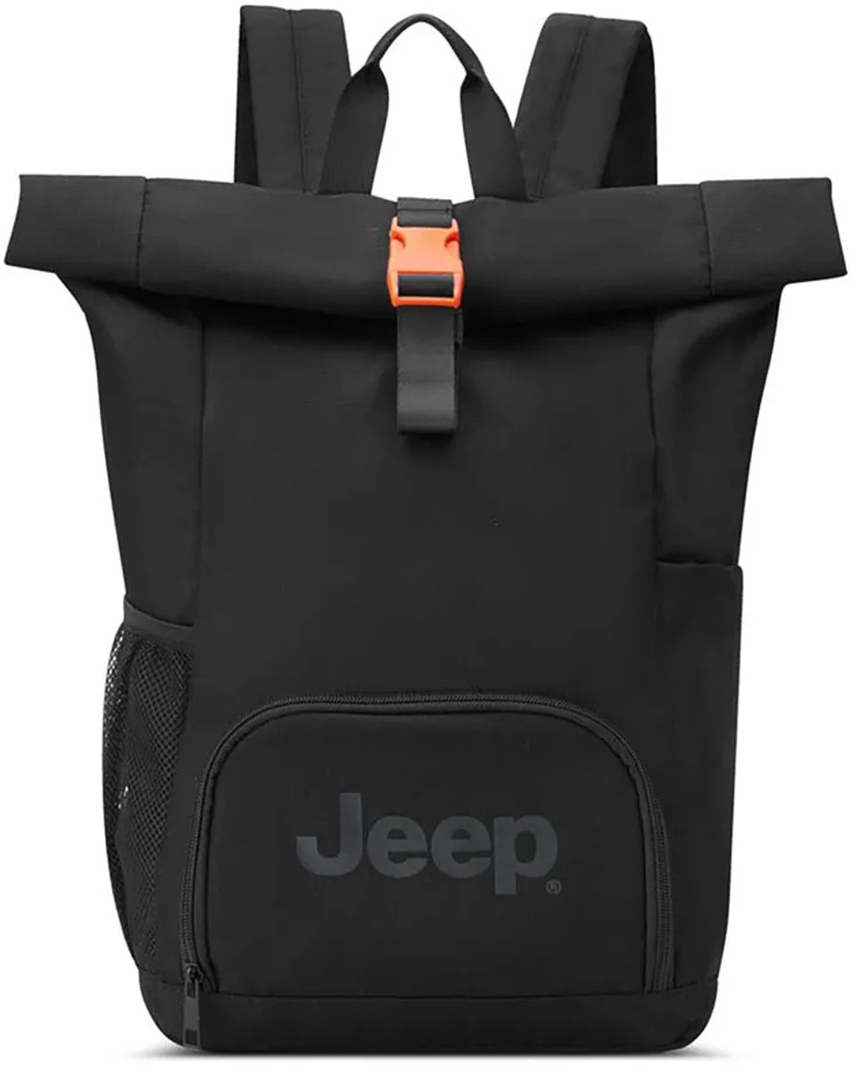 Jeep J0374762000 Rolltop 22l Rugzak Zwart XS