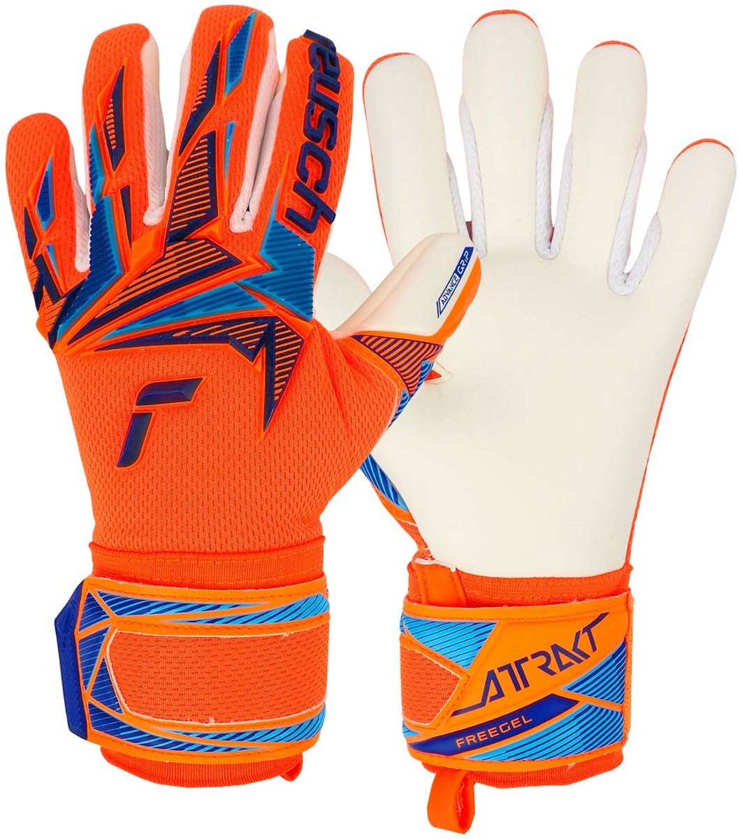 Reusch Keepershandschoenen Attrakt Freegel Advance Junior Oranje - Maat 6