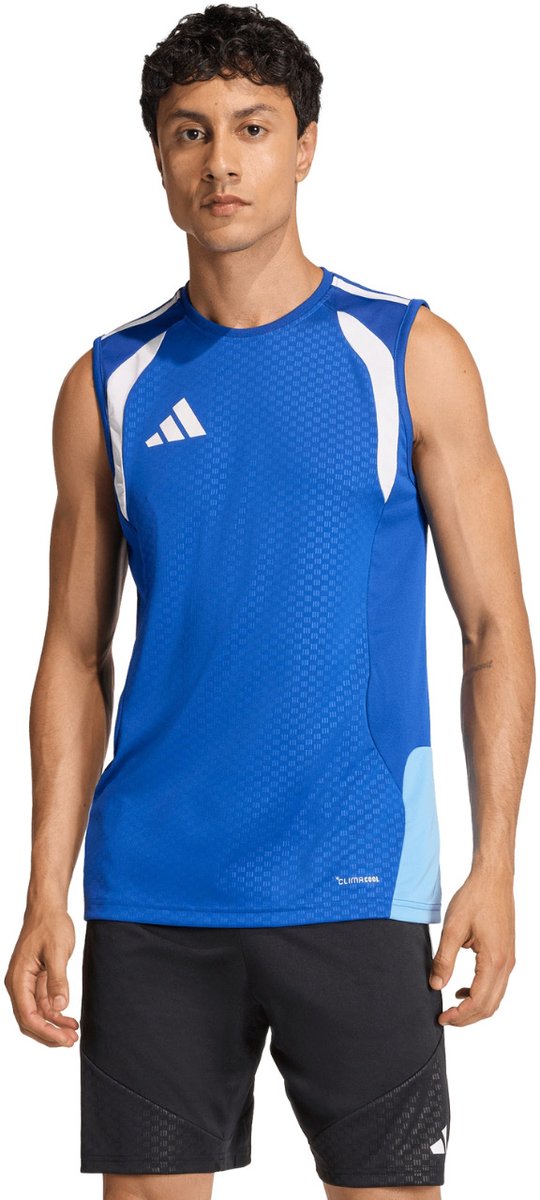 adidas T-shirt Heren Tiro 26 Competition Sleeveless Jersey Blauw - Maat XL